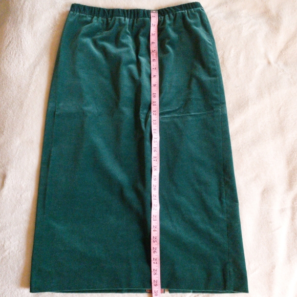 Vintage Green Velvet 80s Peplum Power Suit - Picture 12 of 16